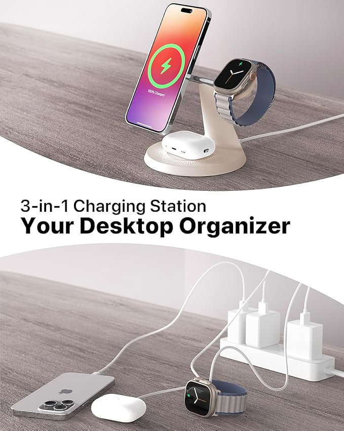 3 in 1 Wireless Charging Station - Image 4