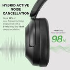OneOdio Focus A6 Hybrid Active Noise Cancelling Headphones, 75H Playtime - Image 3