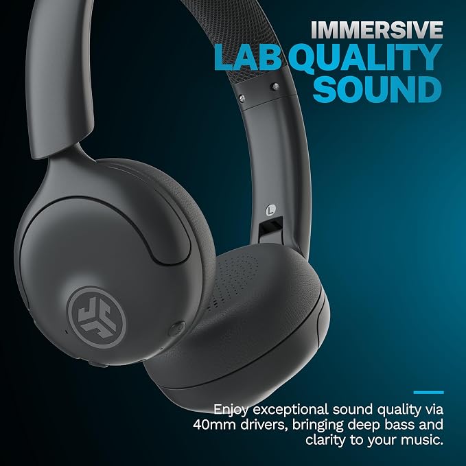 JLab Go Lux ANC Wireless Headphones, Hybrid Active Noise Cancelling, Premium - Image 2