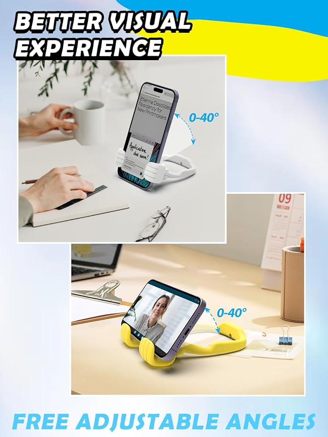 Dad Gifts for Fathers Day from Daughter Son Cell Phone Stand: 4 Pack UPGRADE - Image 5