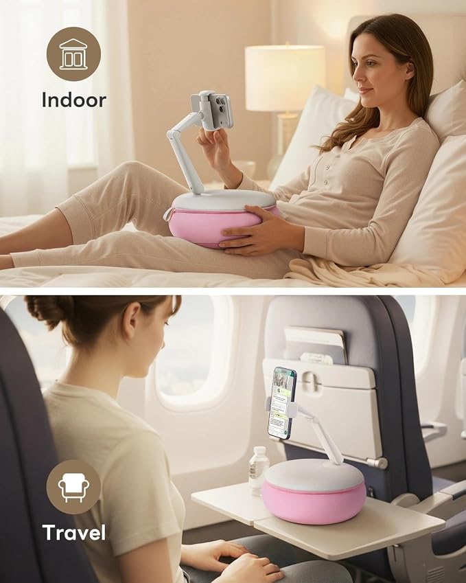 SAIJI Cell Phone Pillow Holder mini iPhone Stand - Image 5