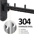 Swing Clothes Hanger, Wall Mounted Garment Bar-Hanger Holder Hooks, Heavy Duty - Image 3