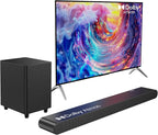 3.1CH Dolby Atmos Soundbar for Smart TV, 390w Virtual Atomos Surround Sound & by Miroir