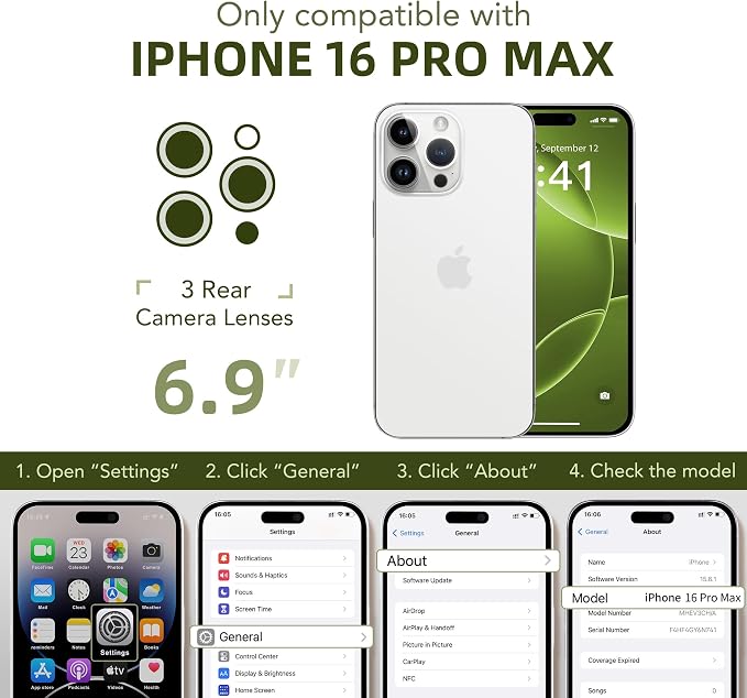 BERFY Magnetic for iPhone 16 Pro Case, Compatible - Image 9