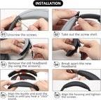 Protein Leather Headband Pad Compatible - Image 3