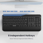 TECKNET Ergonomic Wireless Keyboard - Image 6