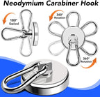 LOVIMAG Magnetic Hooks Heavy Duty, 200LBS+ Super Strong Magnetic Hooks Cruise - Image 5