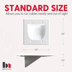 BestMounts - 144 Pack In Wall Cable Management TV Cord Hider - Image 2