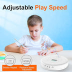 Portable CD Player with Built-in Speaker: KUEPHOM Rechargeable Discman with - Image 4
