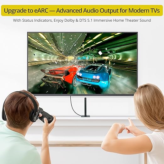 eARC/ARC to Optical Audio Extractor Cable, Enhanced eARC Audio Converter - Image 5