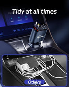 DreamBee Retractable Car Charger, 66W 4 in 1 Super Fast Charge Car Phone Charger - Image 6