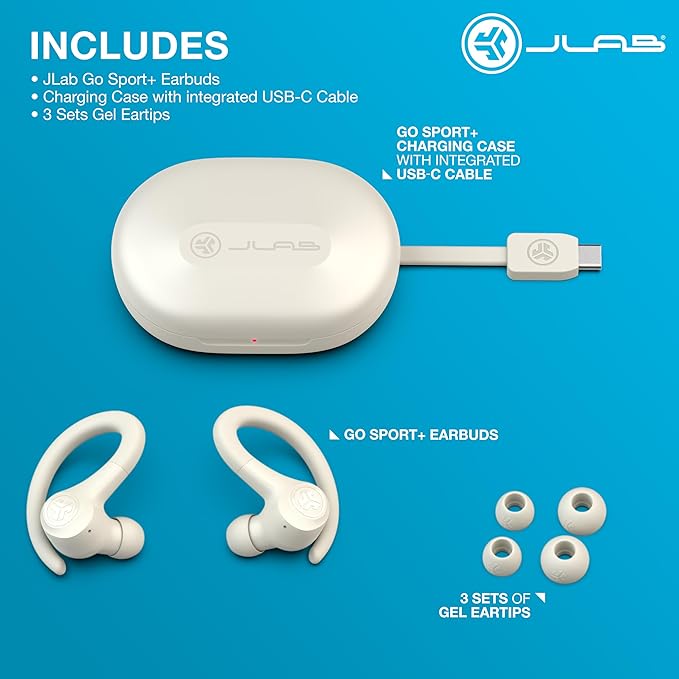 JLab, Go Sport+, True Wireless Workout Earbuds - Image 4