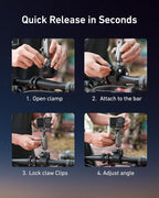 TELESIN Super Clamp Mount | Bike Handlebar Mount - Image 6