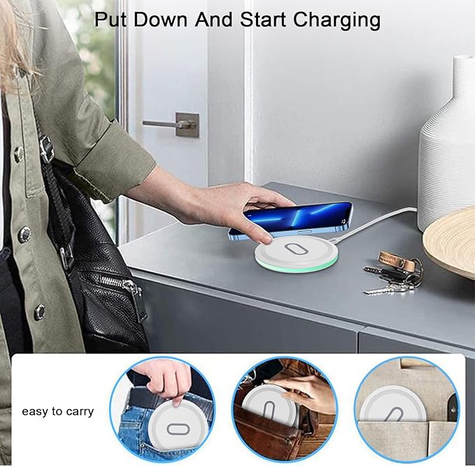 15W Wireless Charger Samsung S24 Ultra Charging Pad - Image 6