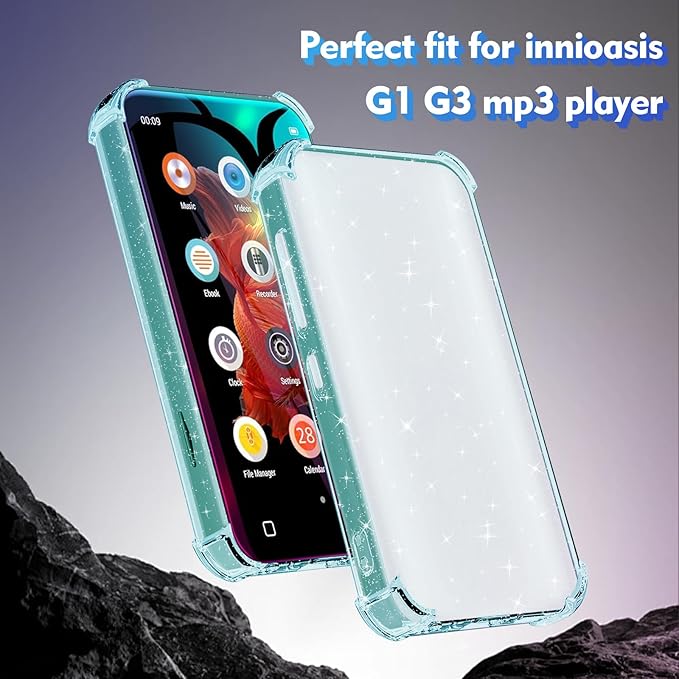 Case for innioasis G1 G3 Mp3 Player, TPU Clear Cover for Mp3 Player - Image 2