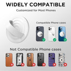 Magnetic Phone Ring Grip Holder, Silicone Finger Loop Grip, Compatible - Image 7