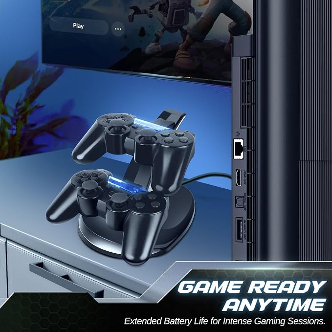 TNP Compatible with PS3 Controller Charger Stand - Image 5
