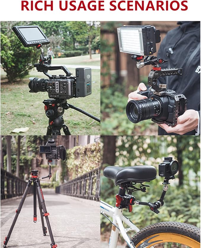 IFOOTAGE Magic Arm Clamp Adjustable Friction Power Articulating Magic Arm - Image 5