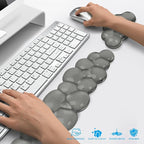 Gel Cloud Keyboard and Mouse Wrist Rest, Cute Wrist Support and Arm Support - Image 6