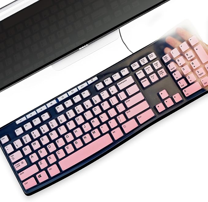 Keyboard Cover Silicone for Logitech K200 K260 K270, Keyboard Cover for by Makeyourlifeeasier