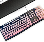 Keyboard Cover Silicone for Logitech K200 K260 K270, Keyboard Cover for by Makeyourlifeeasier
