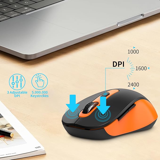 Wireless Mouse for Laptop, Chromebook, Silent Mouse - Image 5