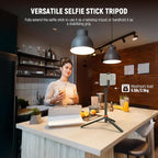 NEEWER BASICS 59"Selfie Stick Tripod Compatible - Image 2