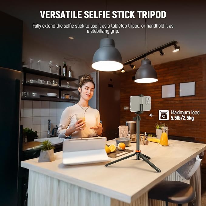 NEEWER BASICS 59"Selfie Stick Tripod Compatible - Image 2