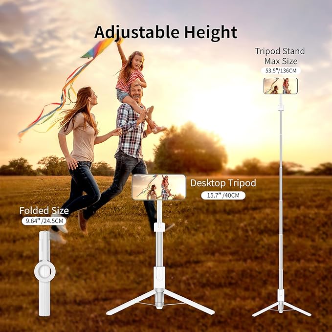 SEAJIC Magnetic Selfie Stick Tripod - Image 4