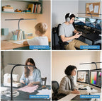 Full Spectrum LED Desk Lamp, Sun Lamp 15W Eye-Caring Table Light - Image 8