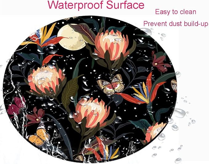 Mouse Pad Round, Cute Mouse Pad - Image 4