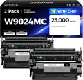 W9024MC Black Toner Cartridge 2-Pack by JCTONER