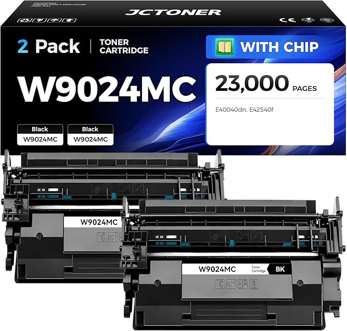 W9024MC Black Toner Cartridge 2-Pack by JCTONER