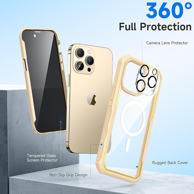 seacosmo for iPhone 14 Pro Max Case, Full Body Bumper - Image 2