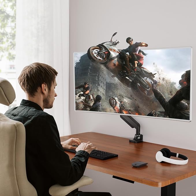 MOUNTUP Single Monitor Mount fits 22''-43'' Ultrawide Screen, Holds 6.6-33lbs - Image 7