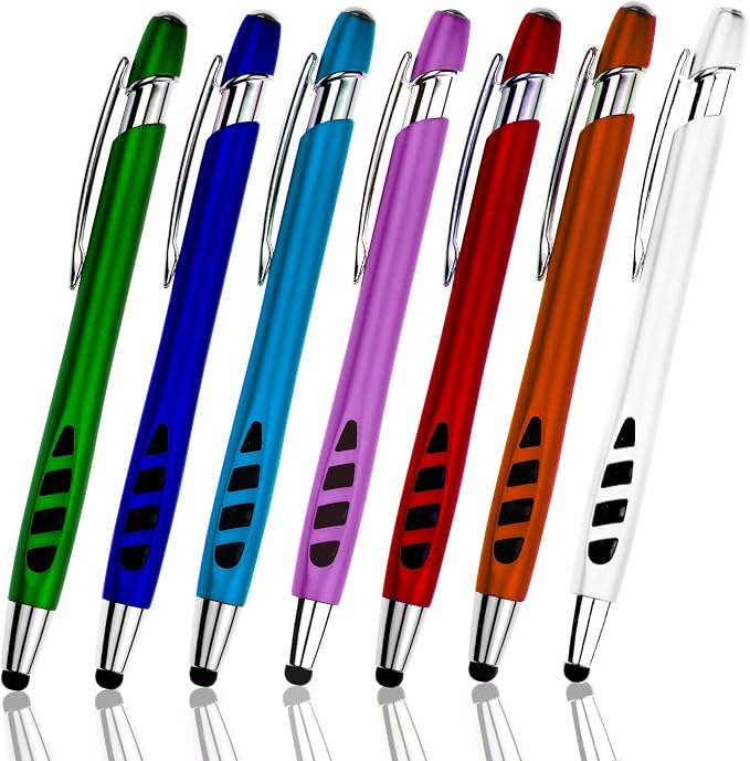 Stylus Pen for Touch Screens & Ballpoint Writing Pens, - 2 in 1 by Sypen