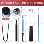 YIMAGUJRX RUNJRX Keyboard Switch Lube Kit GPL 205G0 0.53oz/15g, Switch Opener - Image 2