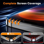 TOCOL for iPhone 16 Screen Protector 9H Hardness Military Grade Shatterproof HD - Image 7