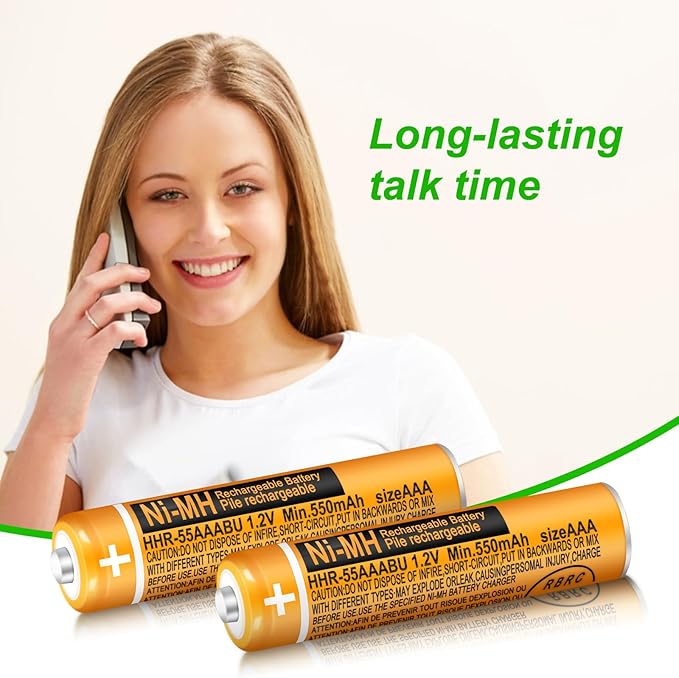 4 Pack HHR-55AAABU NI-MH Rechargeable Battery - Image 9