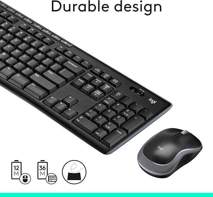 Logitech MK270 Wireless Keyboard and Mouse Combo - Image 6