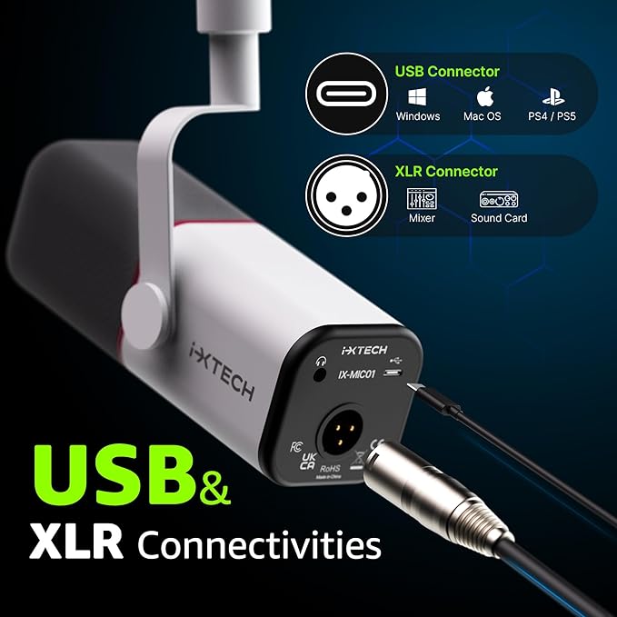 IXTECH Cardioid Dynamic Microphone - Image 3