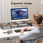 Suptek Dual Monitor Stand Riser - Image 4