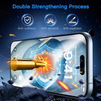 Uyiton Anti-Blue Light for iPhone 15 Screen Protector - Image 5