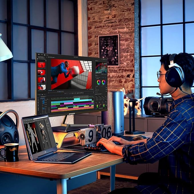 SANSUI 24 inch Monitor, IPS Display FHD Computer Monitor, 100Hz Monitor VESA - Image 9