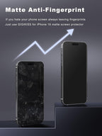 2 Pack for iPhone 16/iPhone 15 Matte Screen Protector 6.1 inch, Anti - Image 3