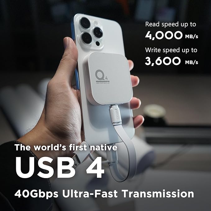 DATO Magnetic External SSD 1TB, External Solid State Drive Portable SSD USB 4.0 - Image 4