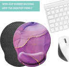 Mouse Pad with Wrist Support, Ergonomic Mouse Pad with Memory Foam Wrist Rest - Image 4