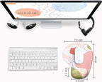 JIKIOU Mouse Pad, 2 Pack Ergonomic Mouse Pads - Image 2