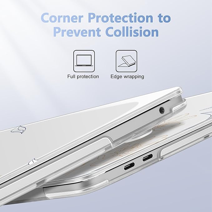 Case for MacBook Pro 13 inch with/Without Touch Bar, Hard Shell + Keyboard - Image 3
