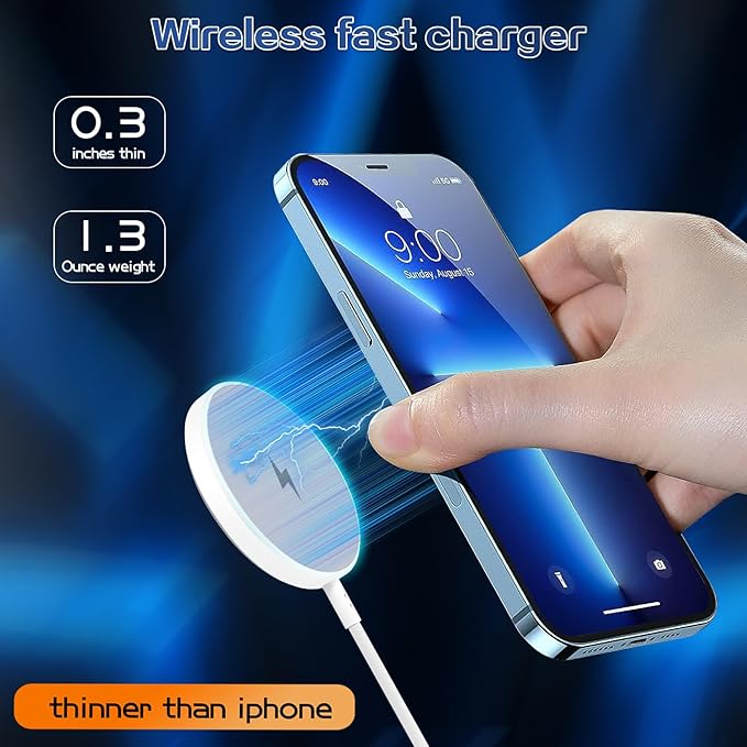 Magnetic Wireless Charger for iPhone 16 15 Wireless Charging, Fast Mag-Safe - Image 6